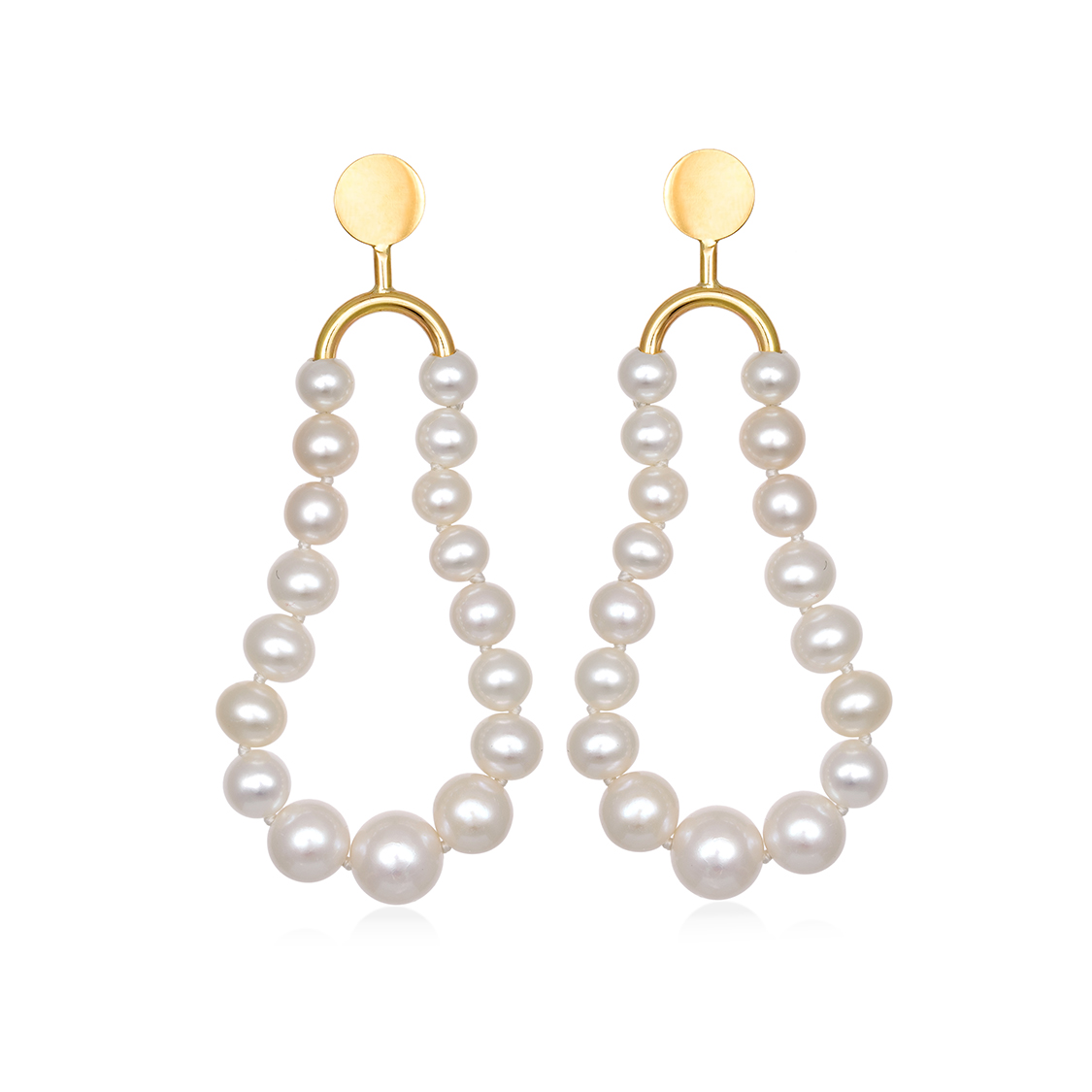 Molecule bead earrings - Christina Soubli Jewellery